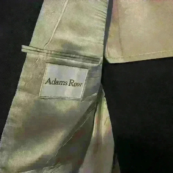 Vintage Adam’s Row 44L Black Blazer with Golden Buttons - Picture 3 of 7